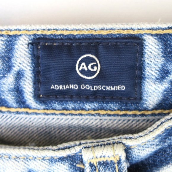 AG The Isabelle High-Rise Straight Crop Raw Hem 26 - Picture 7 of 14